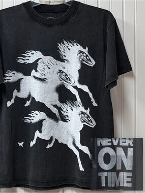 Zumiez CLSICS Never On Time Heavyweight Oversized Shirt M New NWOT